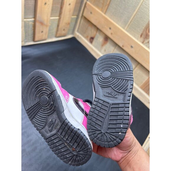 Rare 2010 Nike Baby Girls Lil Dunk Low 311533-106 Pink Size 6.5C - Picture 7 of 8